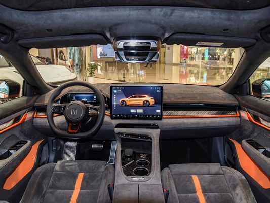 Двухколесовая независимая подвеска EV Car 2024 Zeekr001 You100kwh AWD Черный Оранжевый