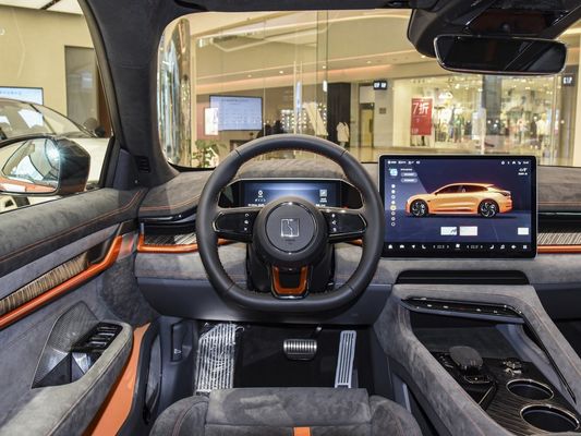 Двухколесовая независимая подвеска EV Car 2024 Zeekr001 You100kwh AWD Черный Оранжевый