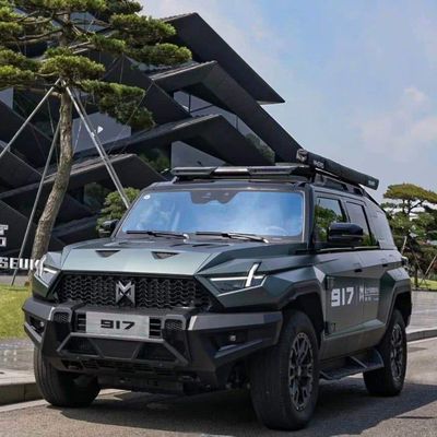 Высокопрочный Dongfeng Mhero 917 Электрический автомобиль SUV Гибридный расширенный диапазон Автомобиль подержанный EV