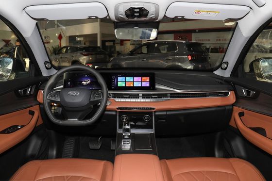 Левое рулевое управление 2023 Chery Tiggo 8 Kunpeng 290tgdi Автоматический Deluxe Edition 4500x1860x1746